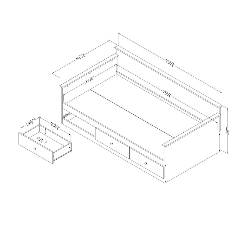 Daybed with Storage
