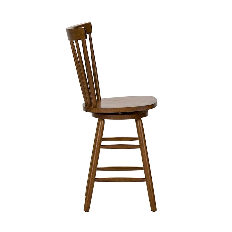 Swivel Counter Chair - Tobacco