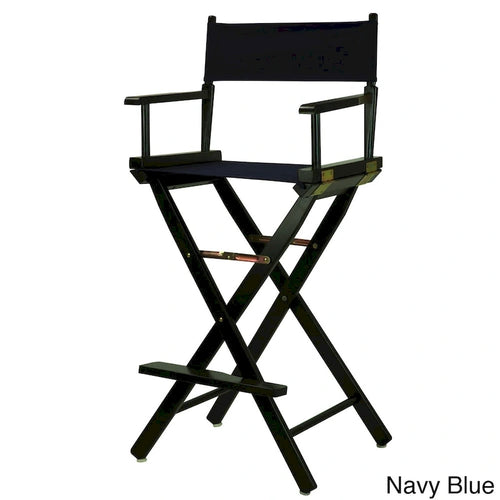 Chaise de réalisateur 30 pouces à armature noire