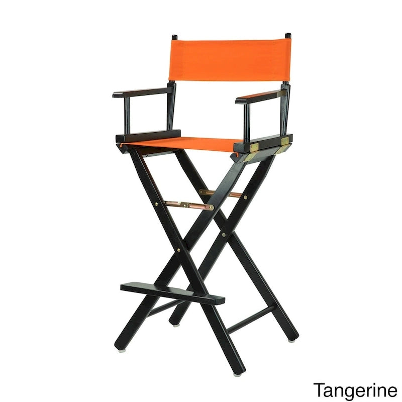 Black Frame 30-inch Director's Chair