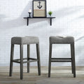 Tabouret de bar sans dossier rembourré (de 2)