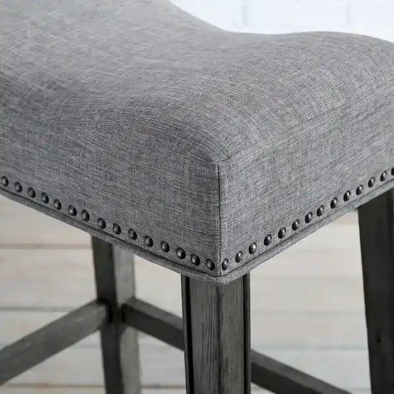 Tabouret de bar sans dossier rembourré (de 2)