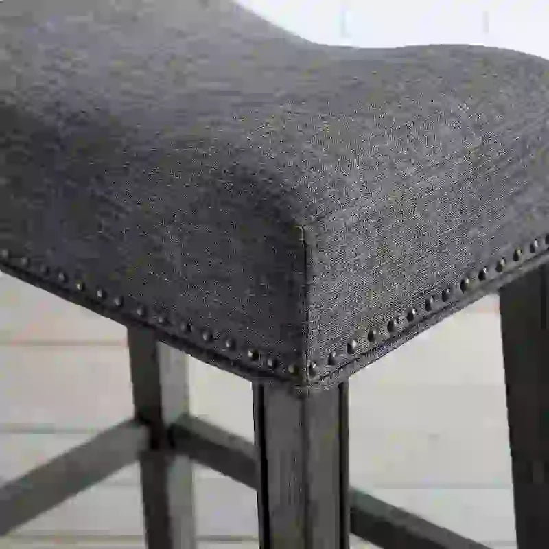 Tabouret de bar sans dossier rembourré (de 2)