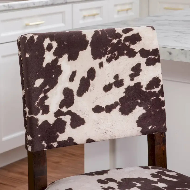 Cow Print Counter Stool