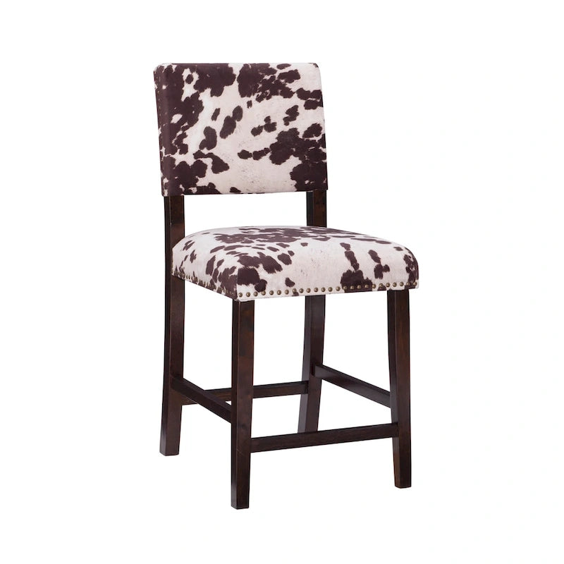 Cow Print Counter Stool