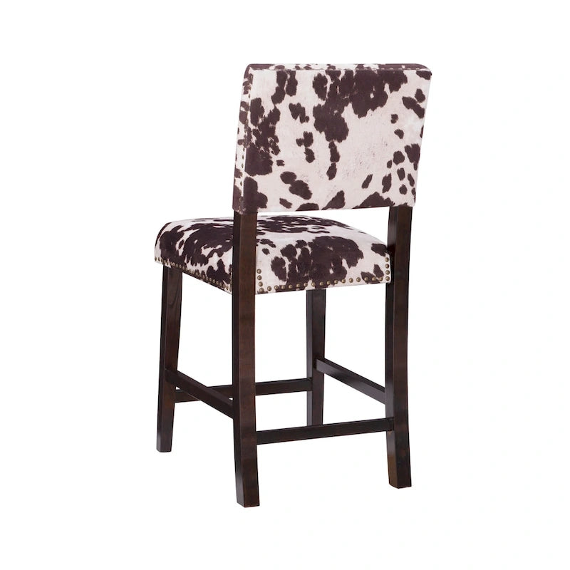 Cow Print Counter Stool