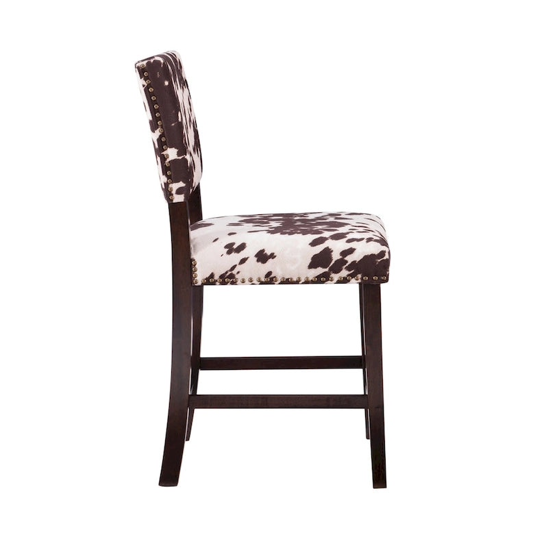 Cow Print Counter Stool