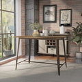  Rish Industrial Brown 54-inch Counter Height Dining Table