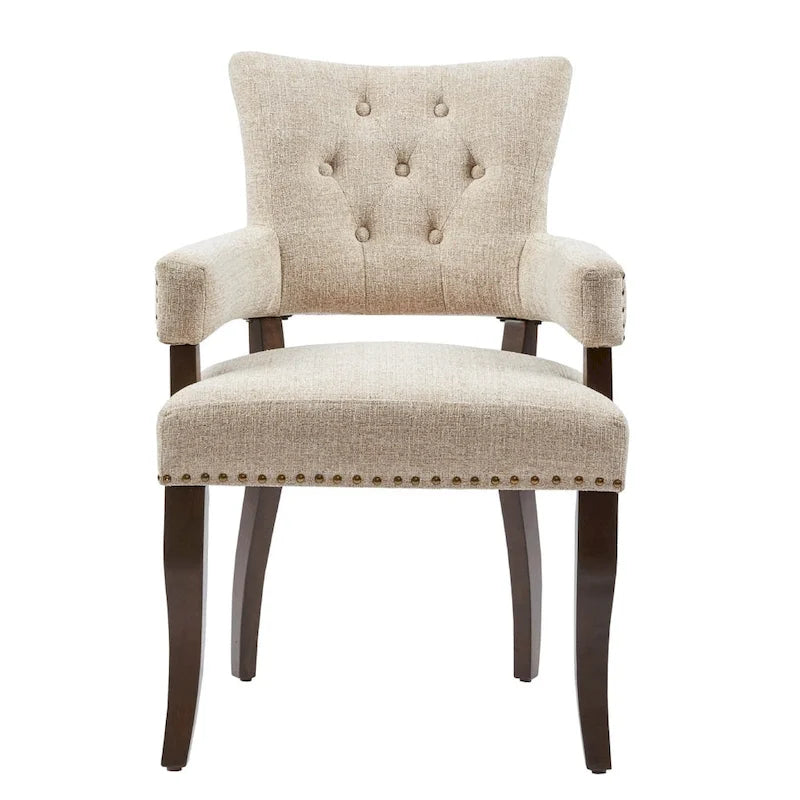 Cream/ Morocco Dining Arm Chair of 2