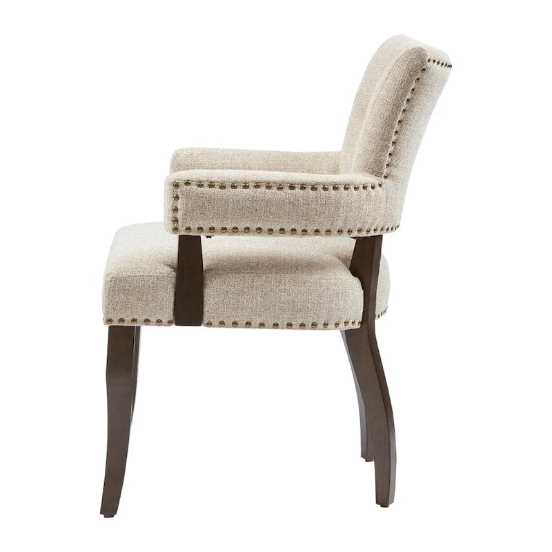 Cream/ Morocco Dining Arm Chair of 2