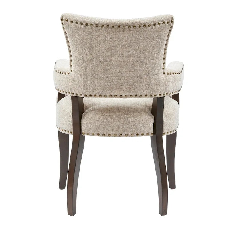 Cream/ Morocco Dining Arm Chair of 2