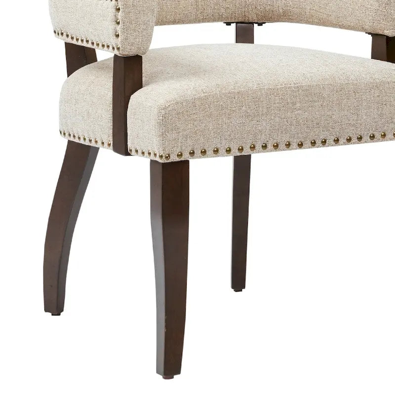 Cream/ Morocco Dining Arm Chair of 2