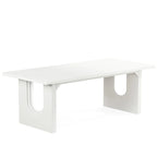 Table à manger rectangulaire de 70,89 po pour 6 à 8 personnes, table de cuisine moderne et simple en bois