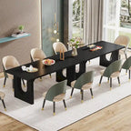 Table à manger rectangulaire de 70,89 po pour 6 à 8 personnes, table de cuisine moderne et simple en bois