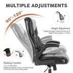 Chaise de bureau ergonomique à dossier haut pour cadre