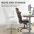 Chaise de bureau ergonomique à dossier haut pour cadre