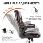 Chaise de bureau ergonomique à dossier haut pour cadre