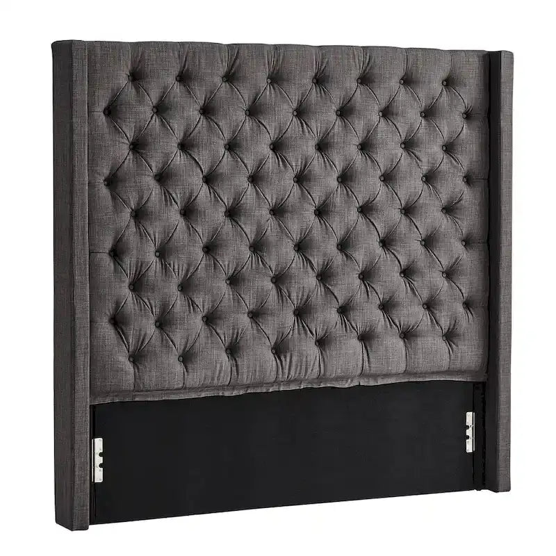 Button-tufted Wingback Headboard