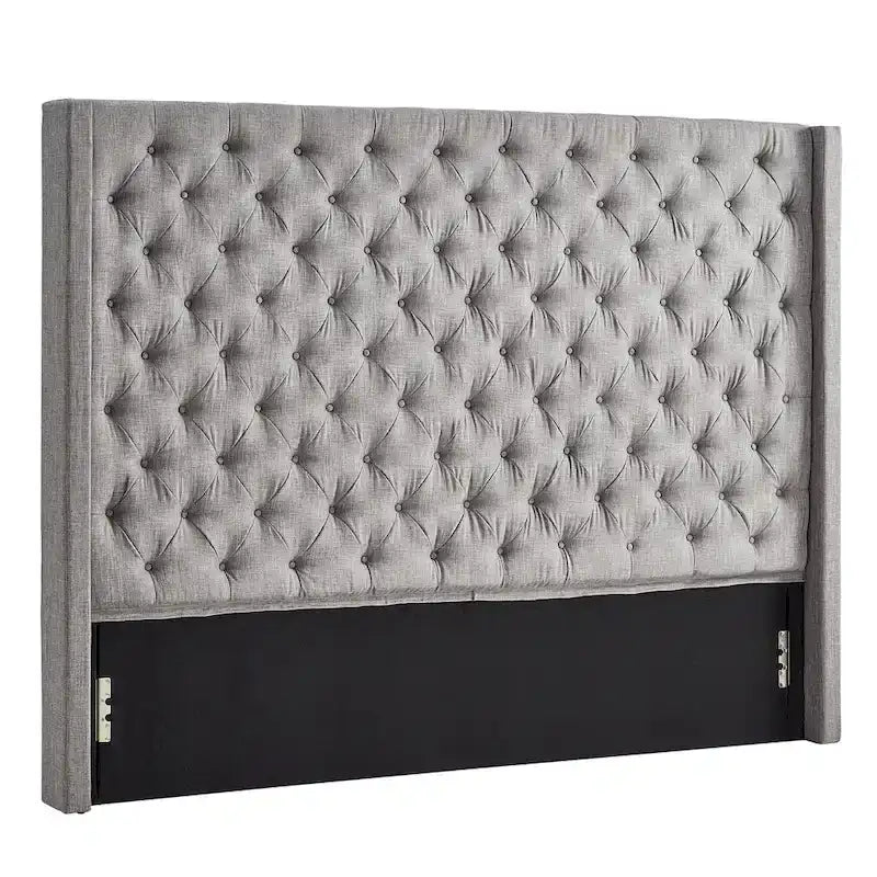Button-tufted Wingback Headboard