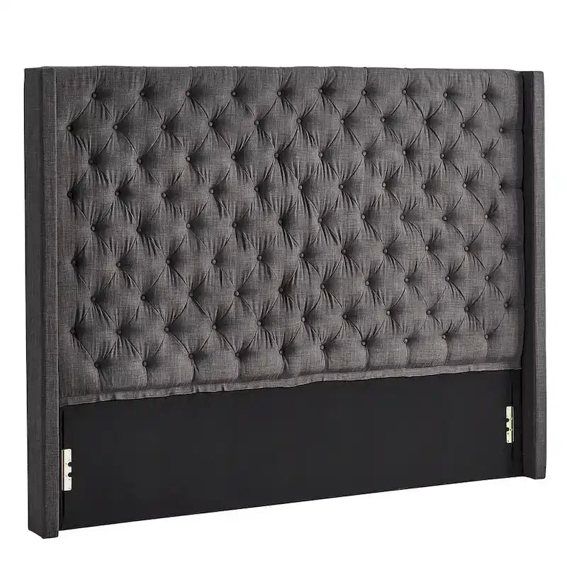 Button-tufted Wingback Headboard
