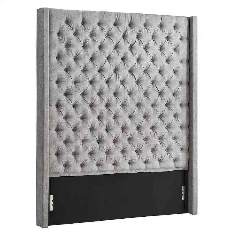 Button-tufted Wingback Headboard