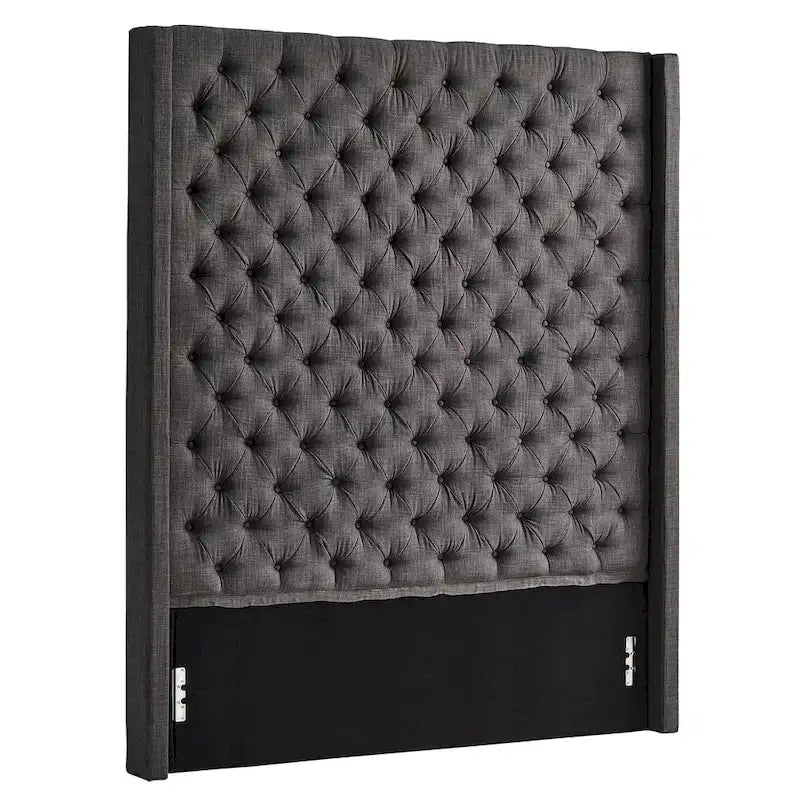 Button-tufted Wingback Headboard