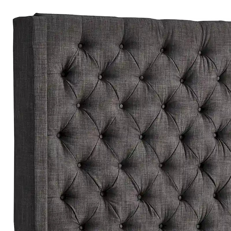 Button-tufted Wingback Headboard