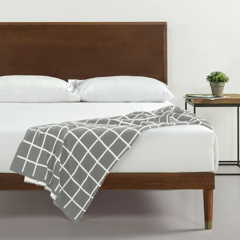  Deluxe Mid-century Wood Platform Bed