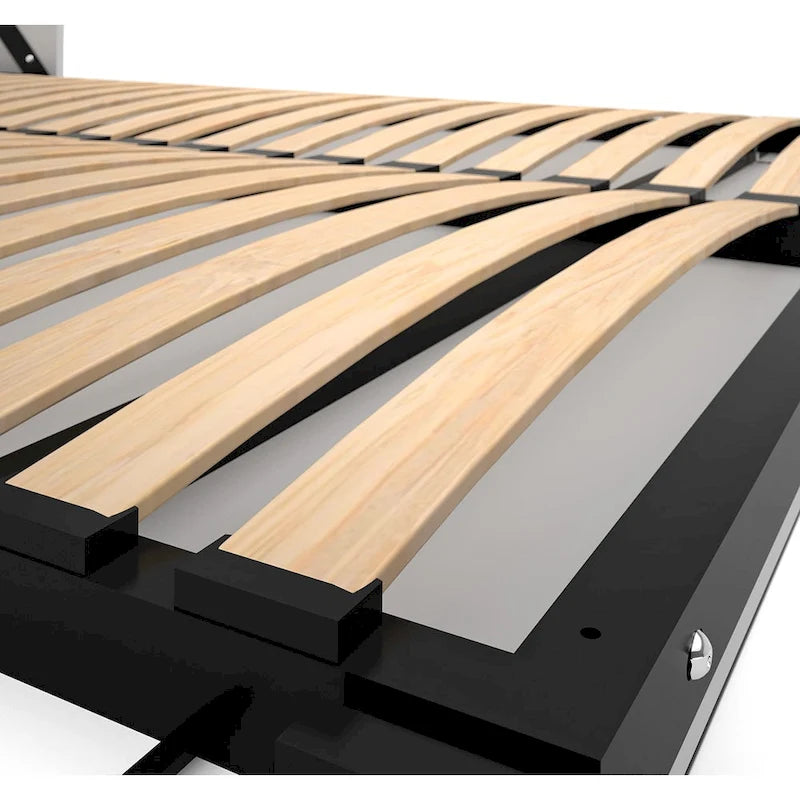 Lit escamotable Queen 70W polyvalent pour pièce multifonction par