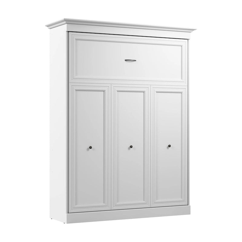 Lit escamotable Queen 70W polyvalent pour pièce multifonction par