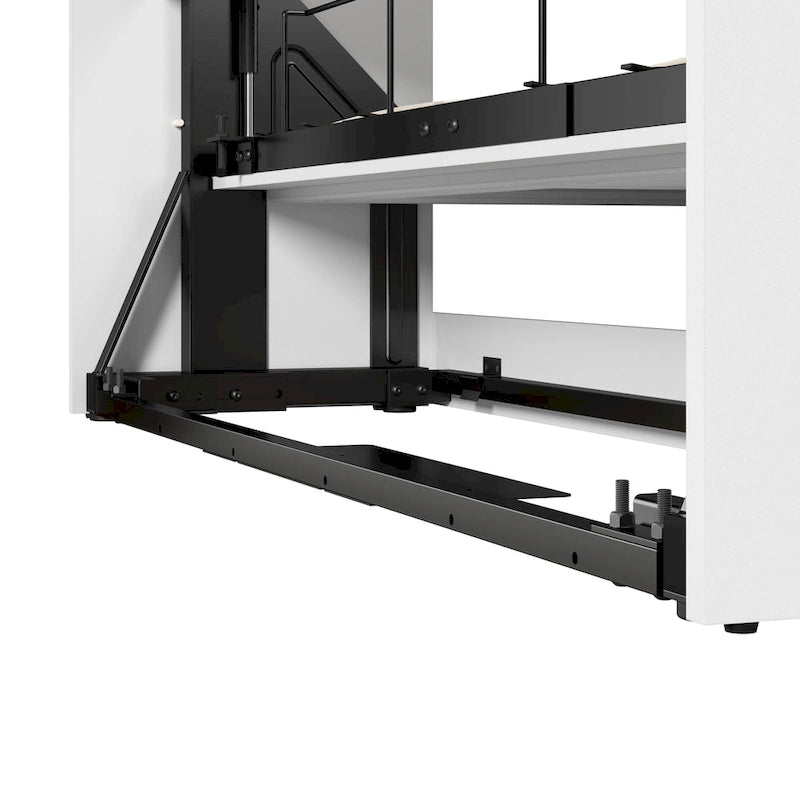 Lit escamotable Queen 70W polyvalent pour pièce multifonction par