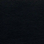 Chaise visiteur en similicuir et cadre finition noire