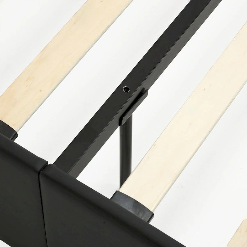 eSports Gaming Bed Frame, Black/Red, Twin