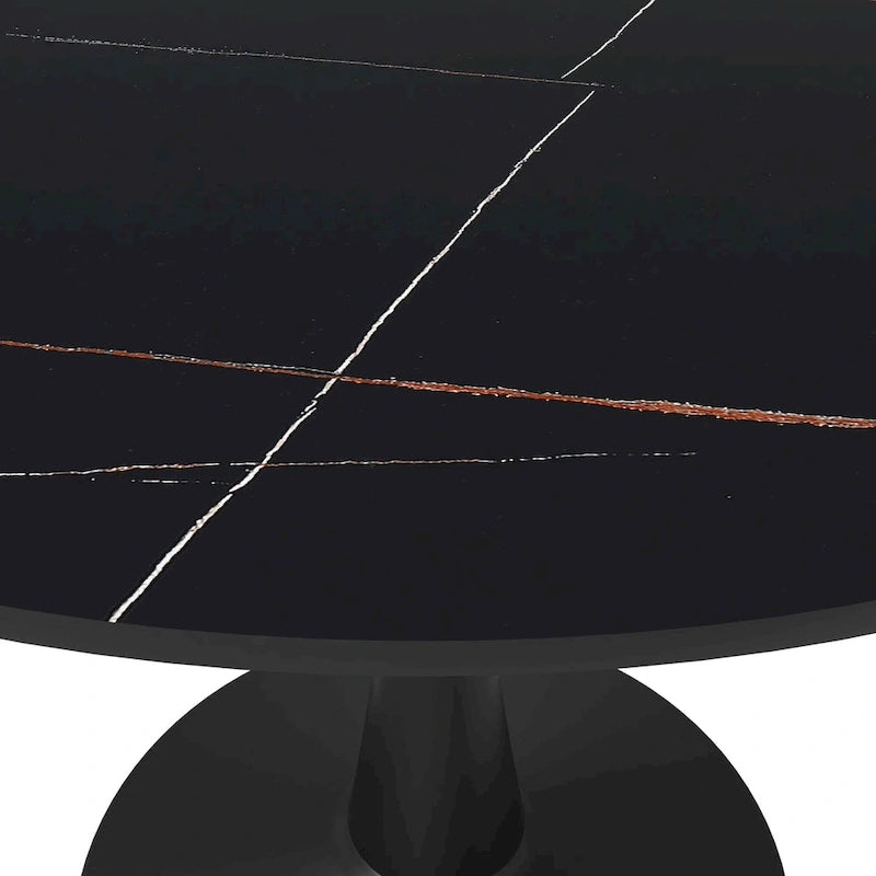 Round Dining Table 40 Sintered Stone Tabletop