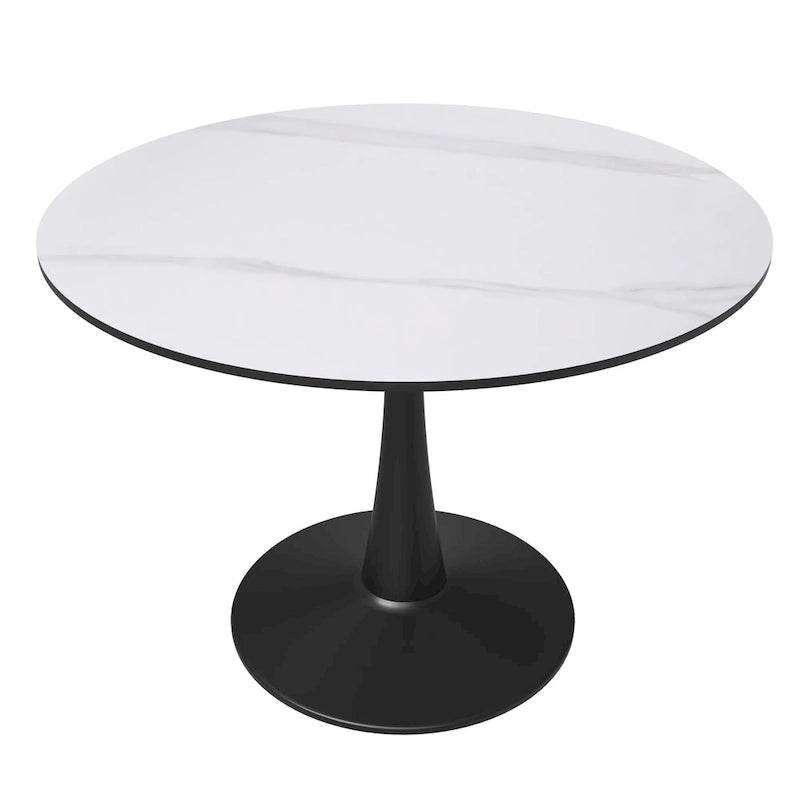 Round Dining Table 40 Sintered Stone Tabletop