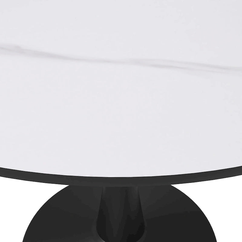 Round Dining Table 40 Sintered Stone Tabletop