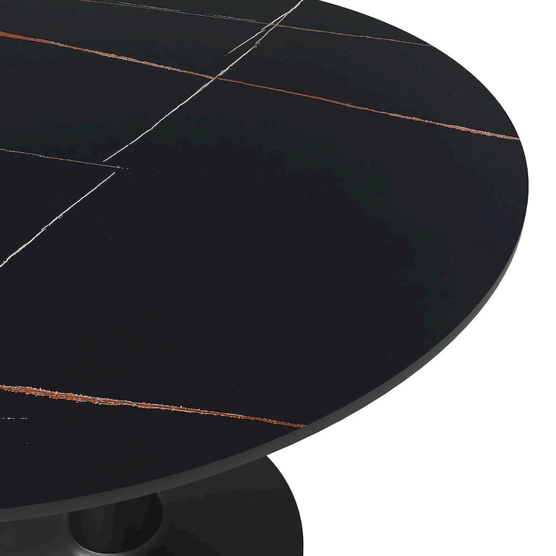 Round Dining Table 40 Sintered Stone Tabletop