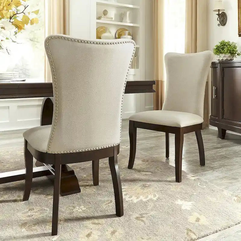 Willa Fabric Wingback Dining Chairs (of 2) by  Classic