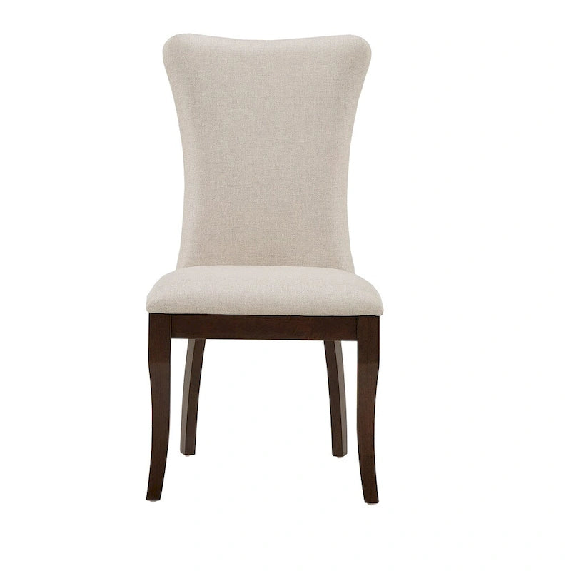 Fabric Wingback Dining Chairs (of 2)