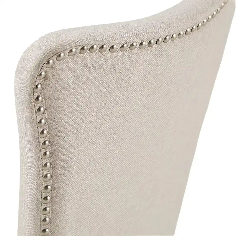 Chaises de salle à manger capitonnées en tissu (lot de 2)