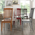 Eleanor Slat-back Wood Dining Chairs (of 2) by  Classic