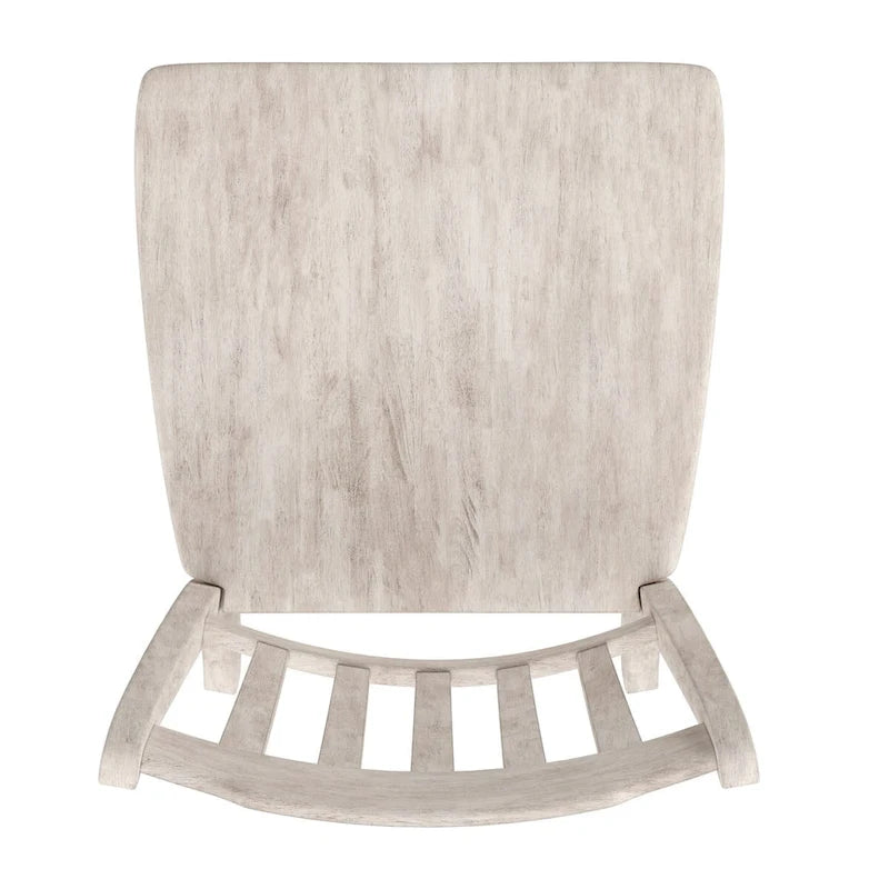 Chaises de salle à manger en bois à lattes (lot de 2)