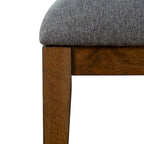Chaises de salle à manger arrondies en bois massif Leopold