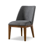 Chaises de salle à manger arrondies en bois massif Leopold