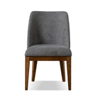 Chaises de salle à manger arrondies en bois massif Leopold