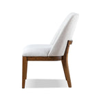 Chaises de salle à manger arrondies en bois massif Leopold